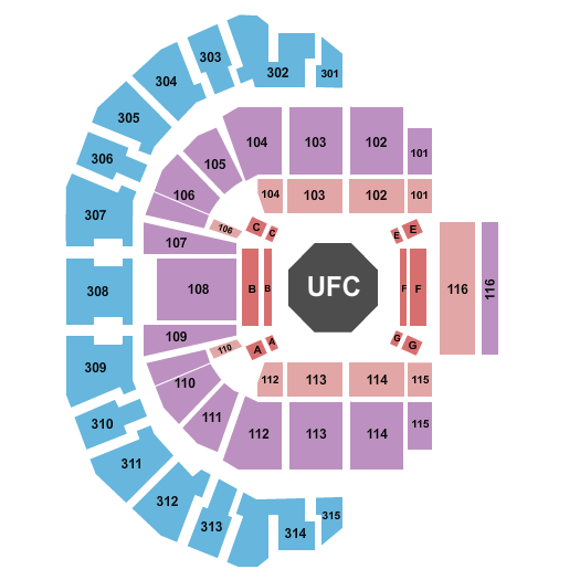 Etihad Arena UFC Seating Chart